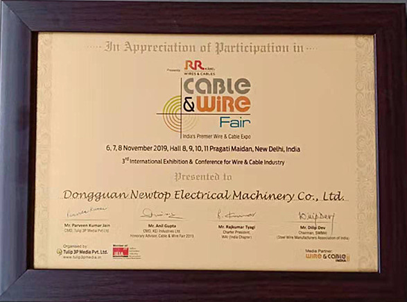 Сертификат участия индии в выставке 2019
